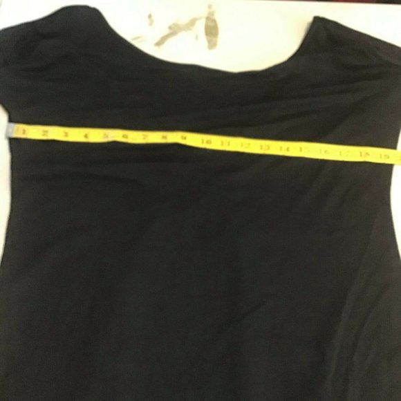 Milan Kiss Women's Black Short Sleeve Transparent Back Mini Dress Size S - Picture 7 of 10
